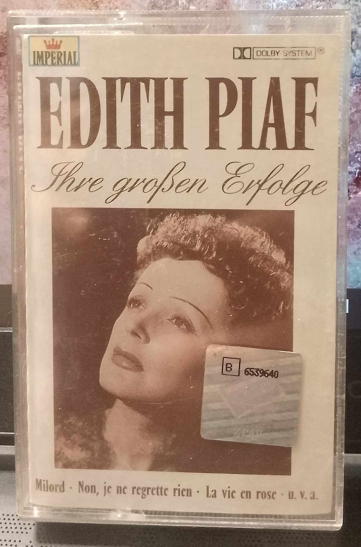 Kaseta Edith Piaf - The Grosen Erfolge